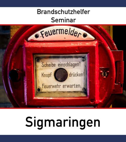 Brandschutzhelfer-Seminar In Sigmaringen